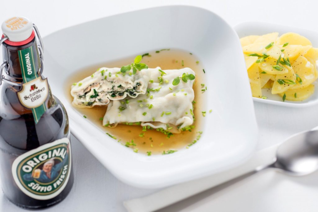 Maultaschen in der Brühe