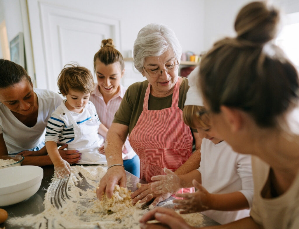 Maultaschen herstellen in der Familie