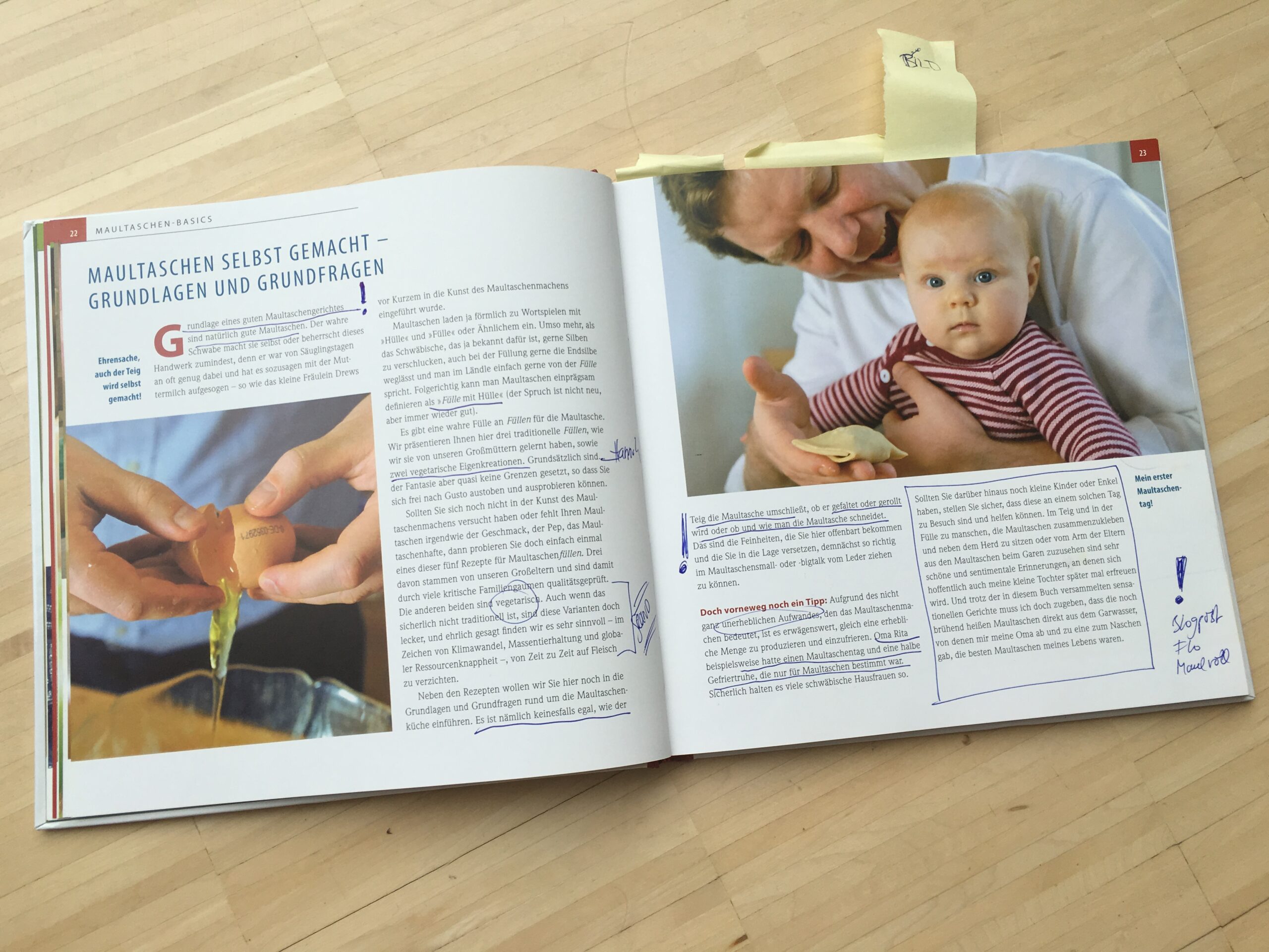 Tolles Buch über schwäbische Maultaschen