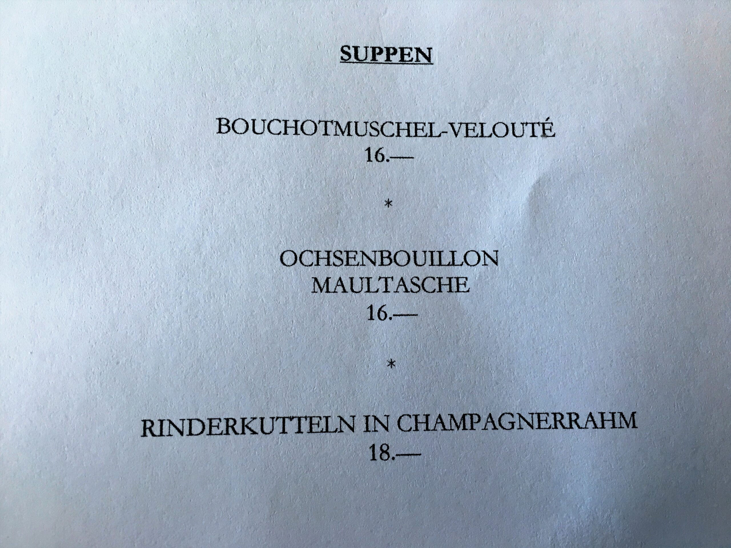 Fein und wertvoll - fürwahr