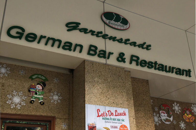 Maultaschen-Restaurants: Gartenstadt in Saigon