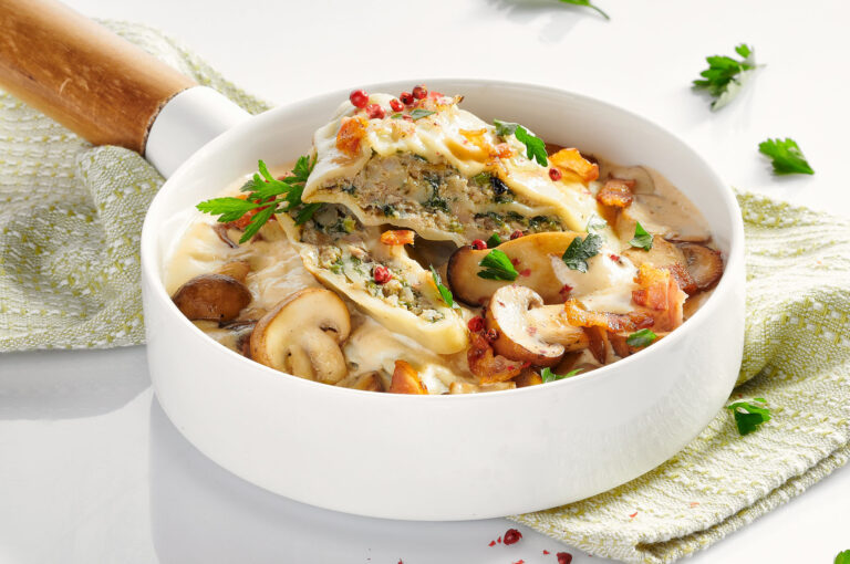 Maultaschen Pilzpfanne