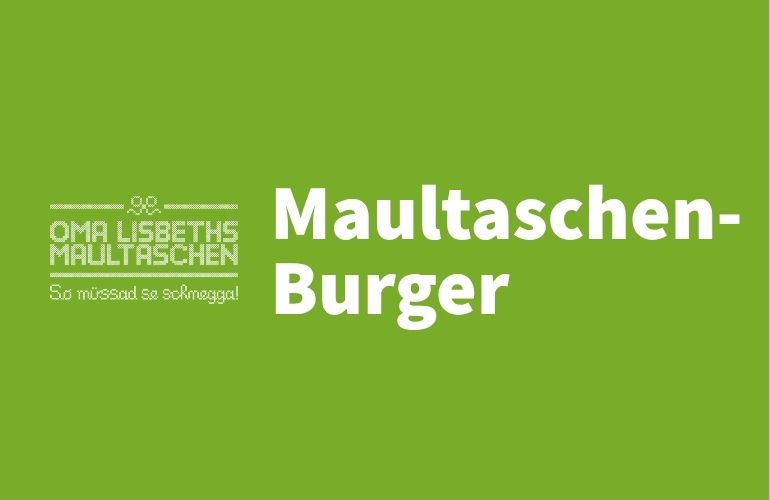 Rezept für Maultaschen-Burger