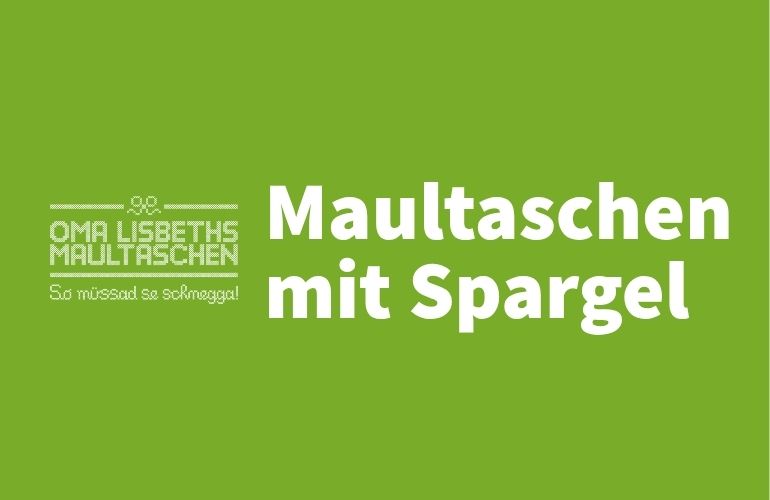 Rezept für Maultaschen mit Spargel